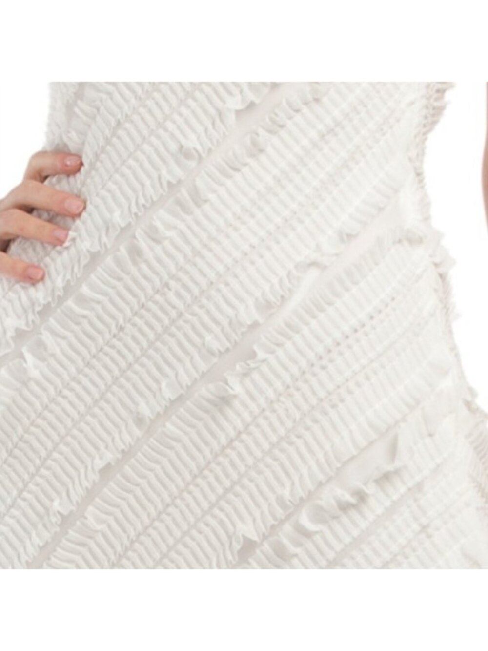 ENDLESS ROSE Strapless Ruffled Midi Dress - Picture 4 of 5